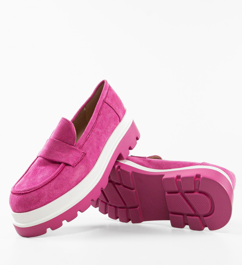 Pantofi Casual Hilaria Fuchsia | Stil și Confort - imagine 7