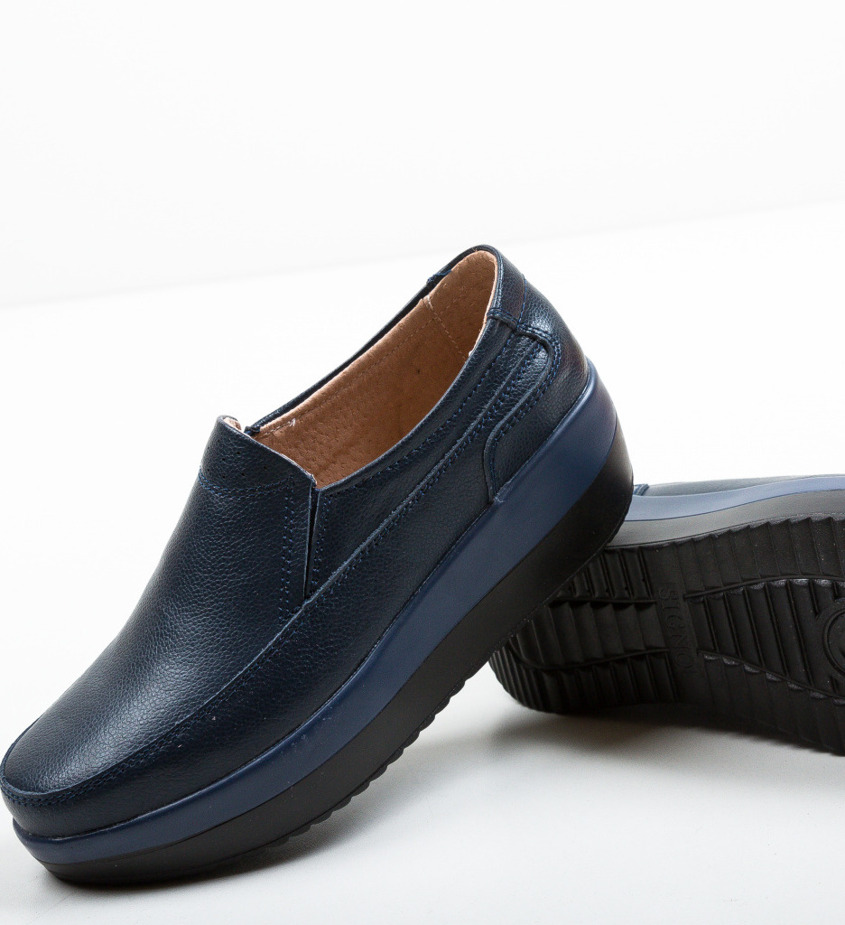 Pantofi Casul Freeman Bleumarin | Confort și Stil - imagine 4