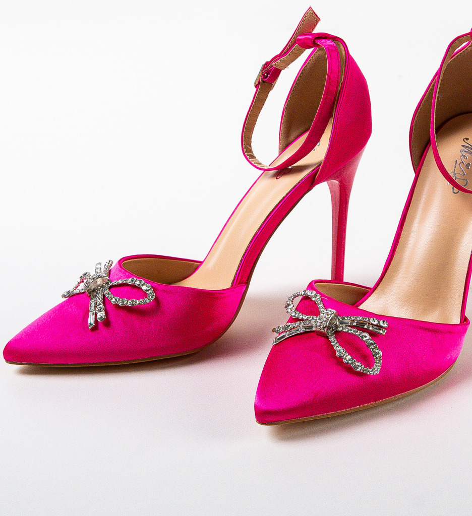 Pantofi Toc Suja Fuchsia - Eleganță și Stil