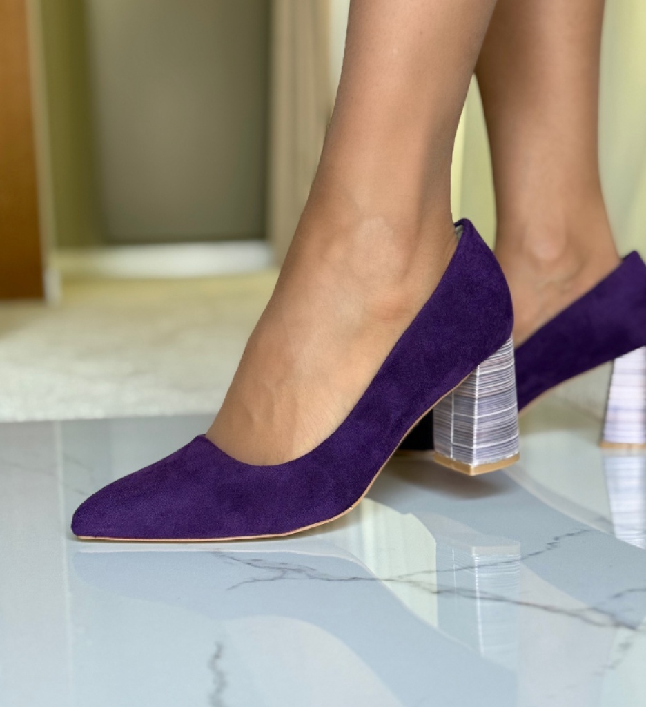 Pantofi Ferne Mov 3 - Eleganță și Stil - imagine 2