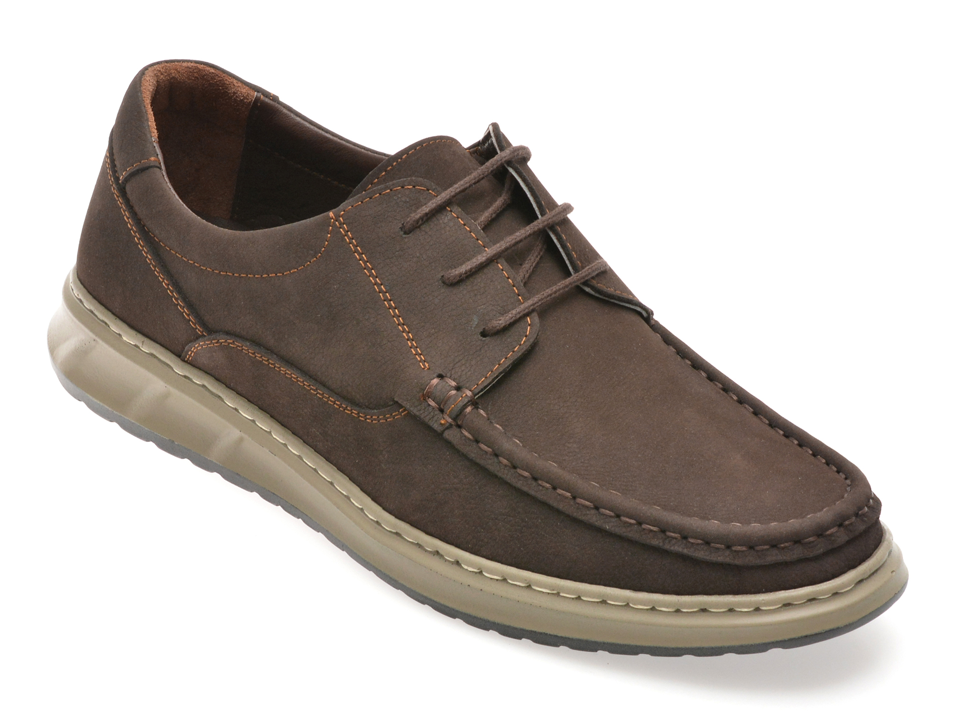 Mocasini SHOWMAN Maro din Nabuc | Eleganță și Confort