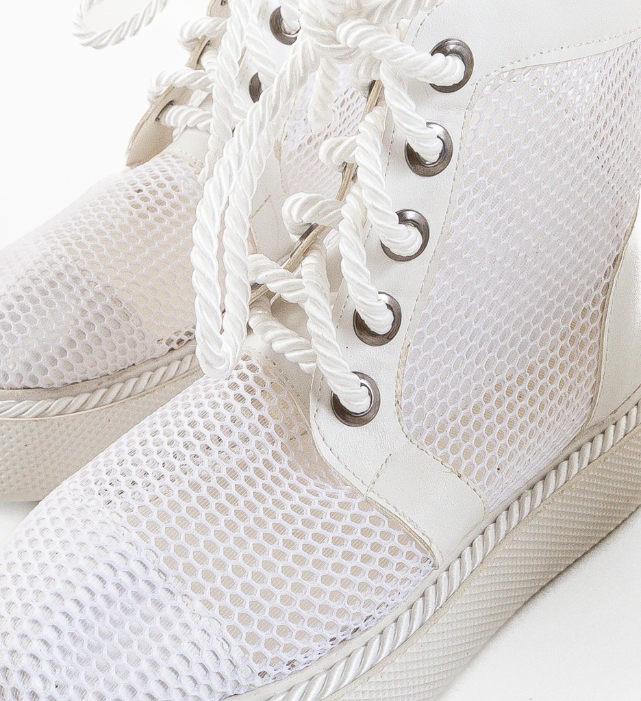 Ghete Dama Mulberry Albe | Stil Elegant - imagine 8