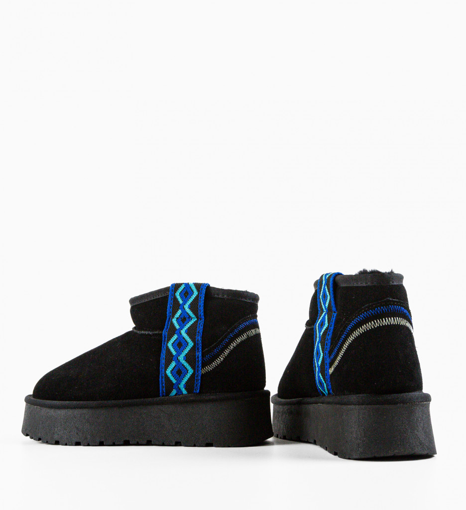 Cizme Dardar Negre Tip Ug | Confort & Stil - imagine 3