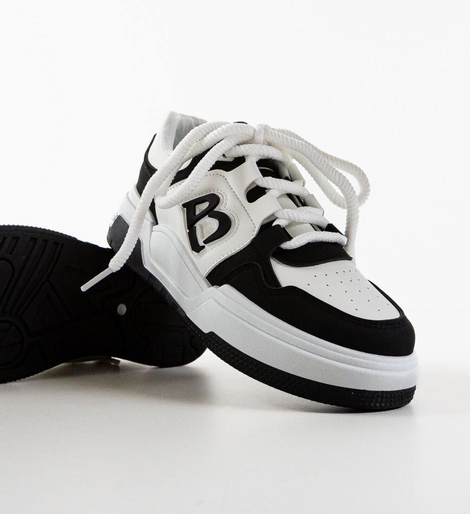 Sneakers Dama Bebybe Negri - Confort și Stil - imagine 7