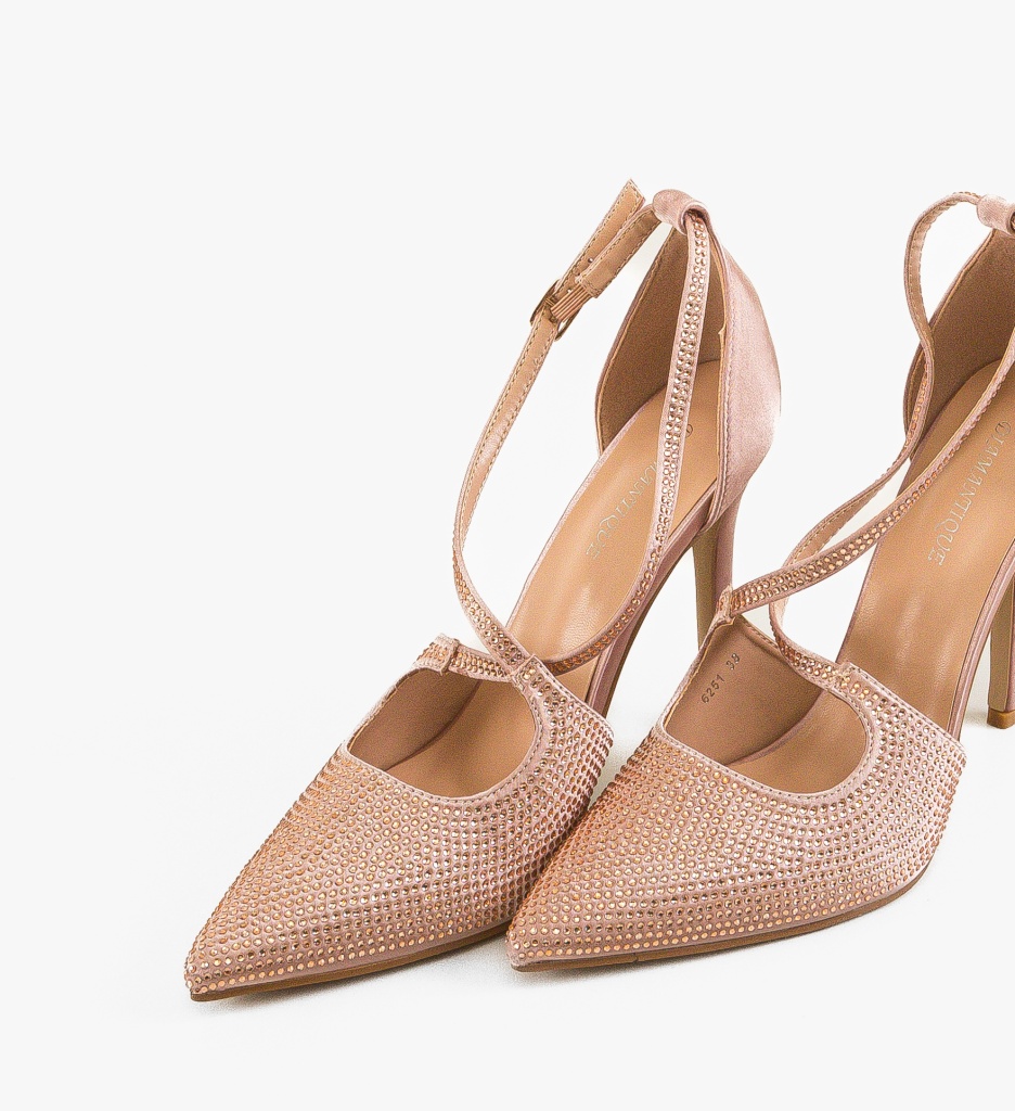 Pantofi cu Toc Dawa Bej | Eleganță și Stil - imagine 10