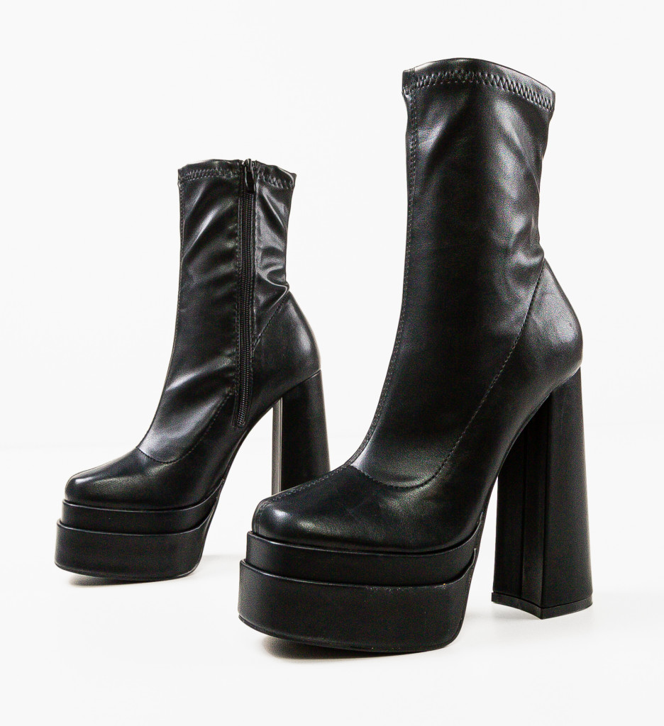 Botine Dama Platouy Negre - Eleganță și Confort - imagine 6
