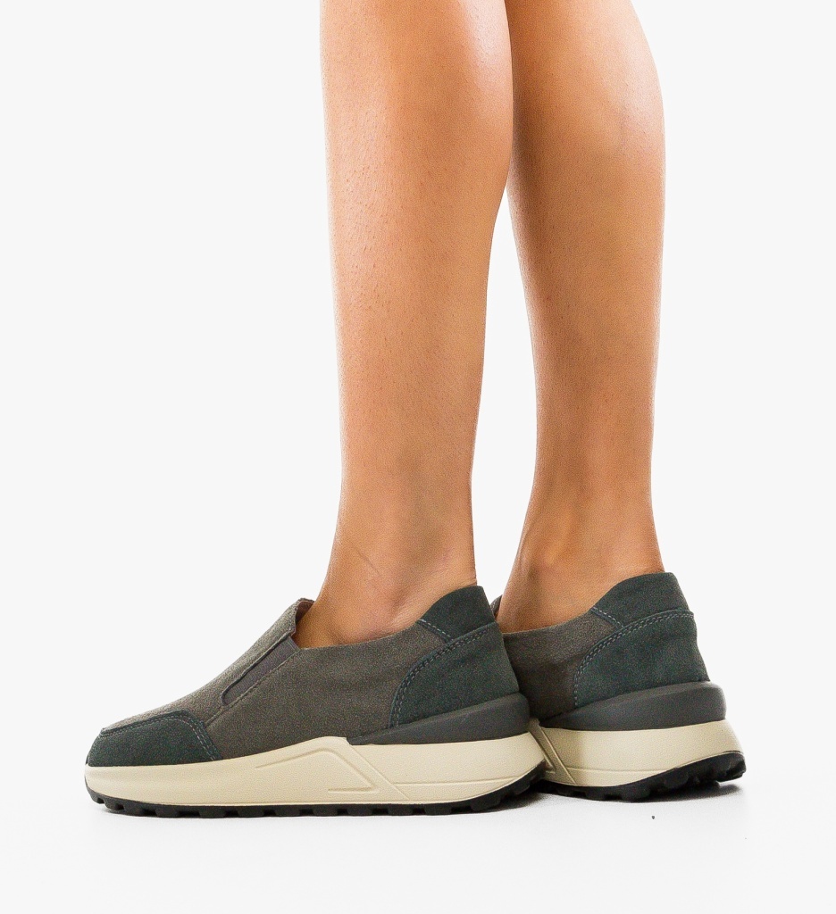 Pantofi Casual Derina Gri - Confort și Stil - imagine 2