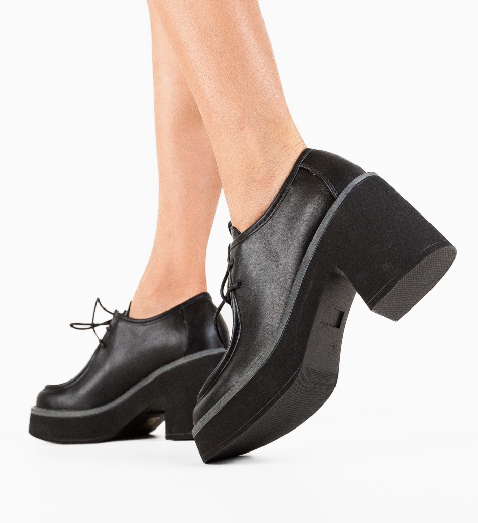 Pantofi Casual Aylmer Negri - Confort și Stil - imagine 4