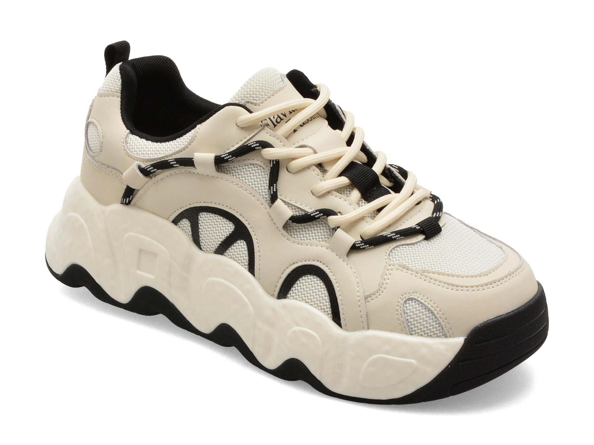 Pantofi Sport Flavia Passini Alb-Negru Confort