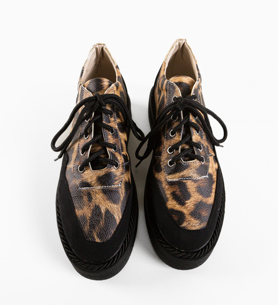 Pantofi Casual Vulpis Negri - Confort & Stil - imagine 11