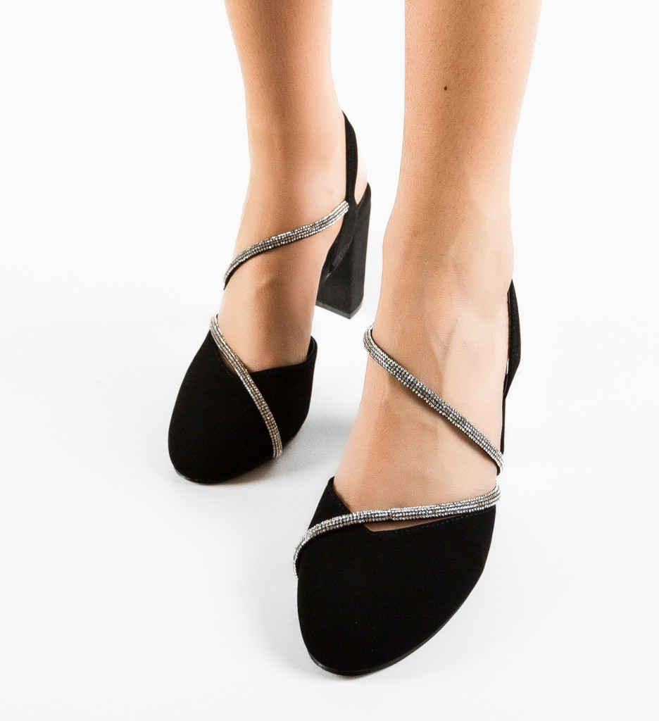 Pantofi Sylvi Negri - Eleganță și Stil - imagine 3