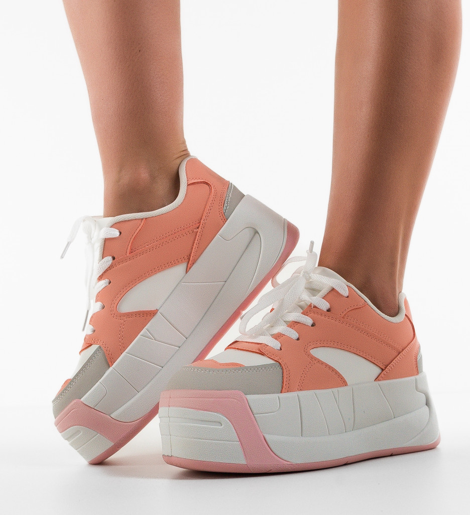 Sneakers Dama Wofe Roz - Confort și Stil - imagine 3