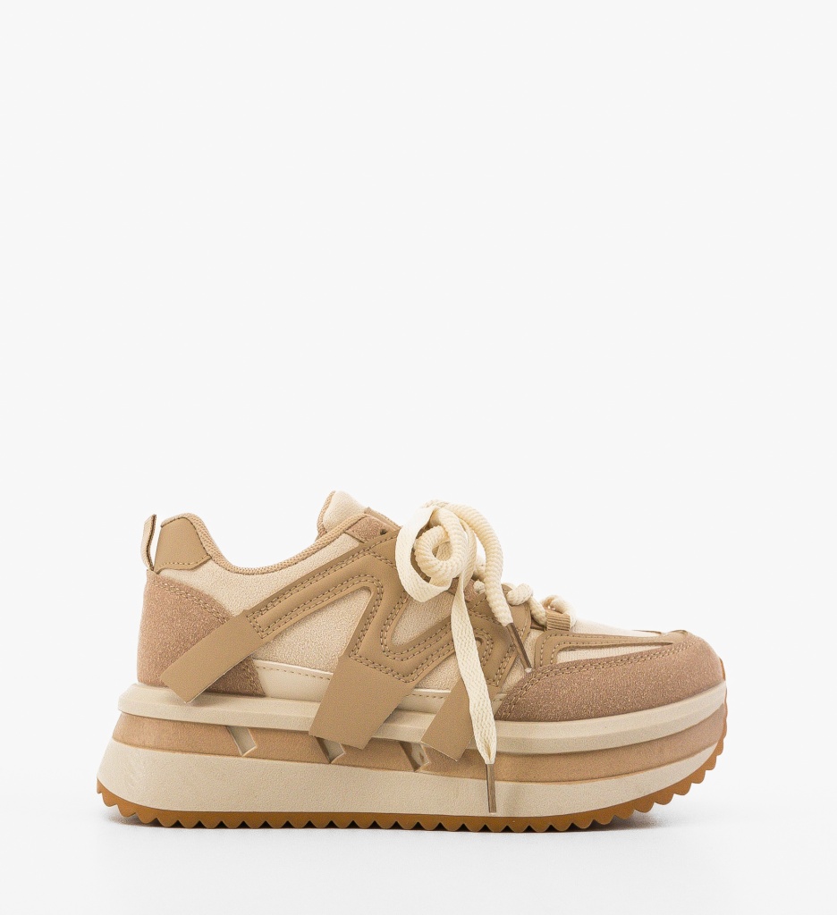 Sneakers Dama Chika Khaki | Confort & Stil - imagine 7