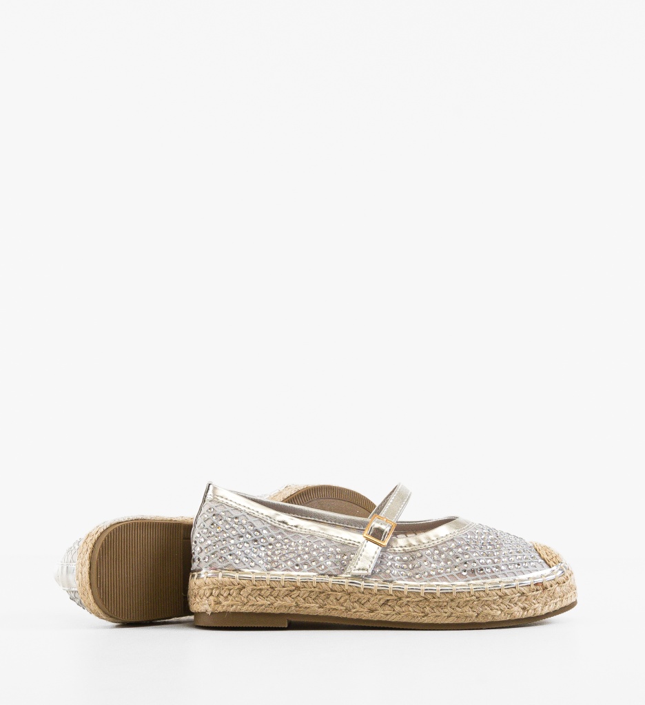 Espadrile Dama Vera Argintii - Confort Eleganță - imagine 4