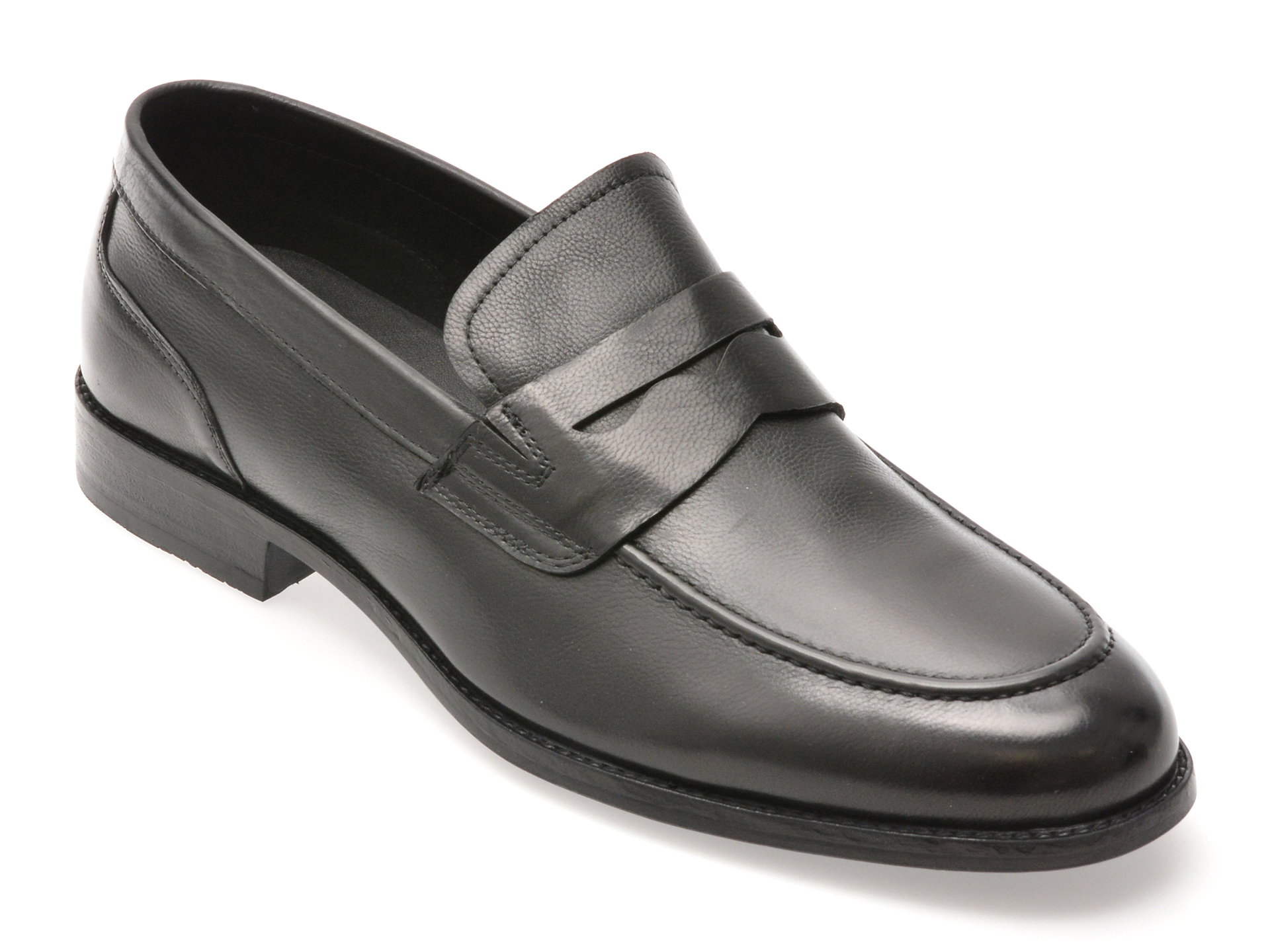 Mocasini EPICA K57 negri din piele naturală