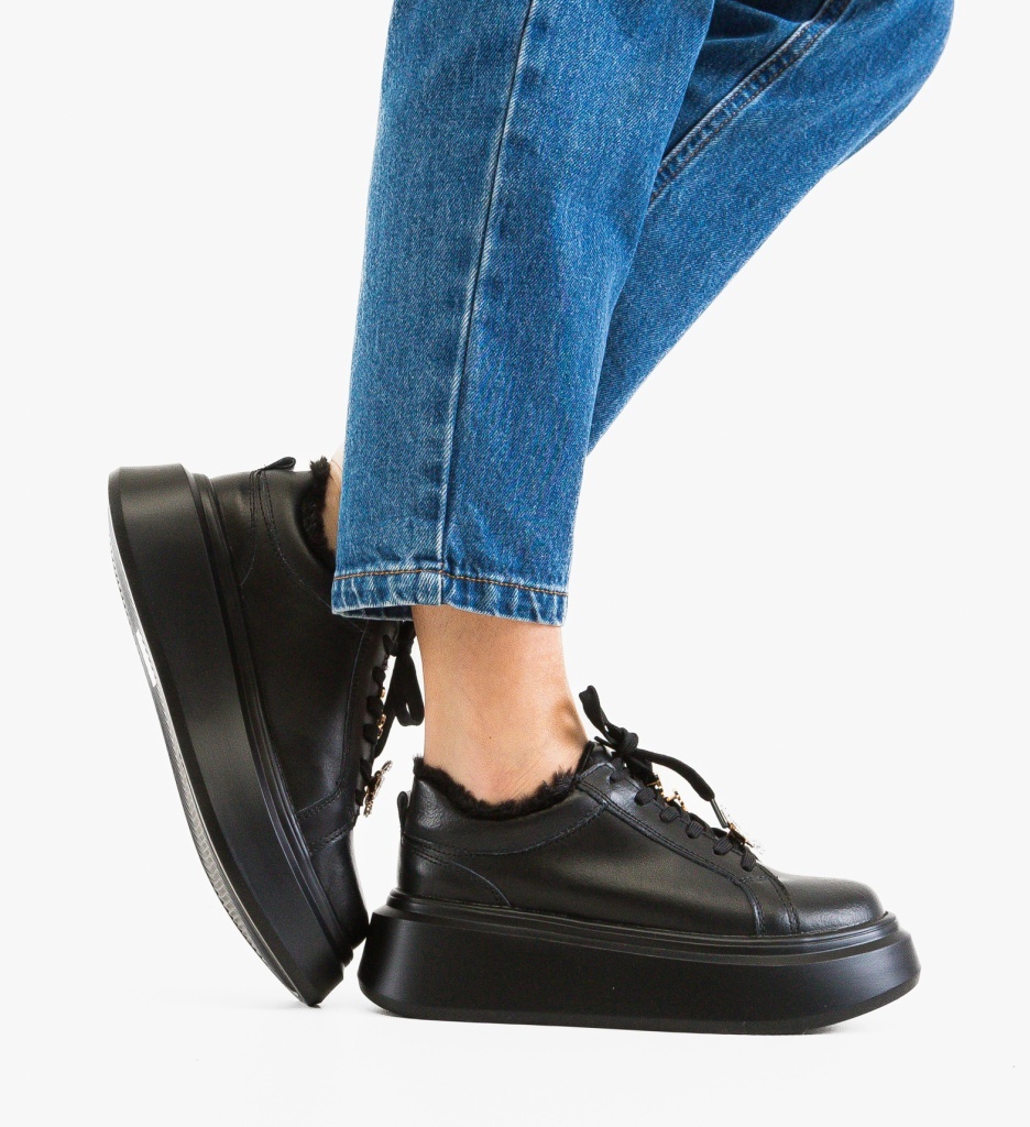 Sneakers dama Neraro Negri - Confort și Stil - imagine 4