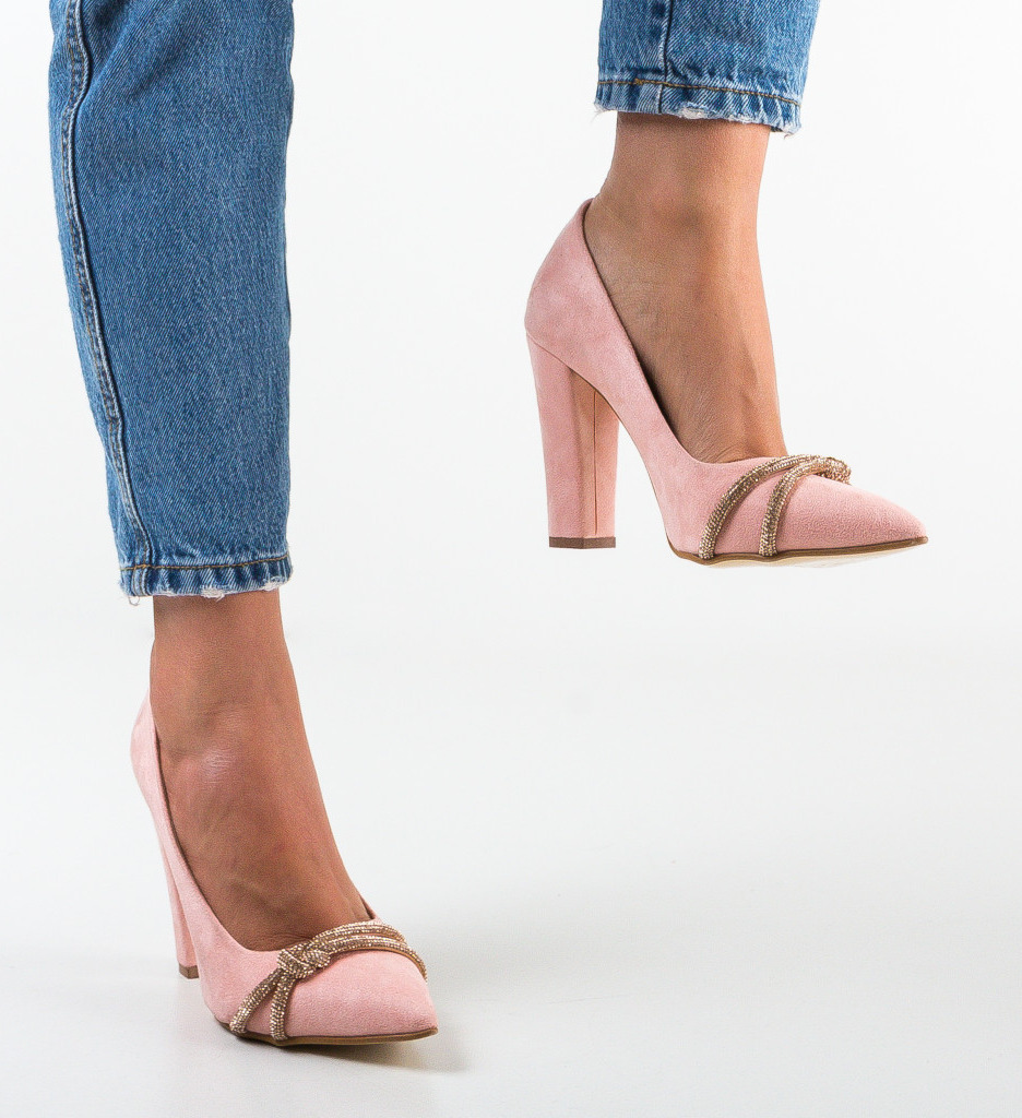Pantofi Tuty Roz - Eleganță și Stil - imagine 2