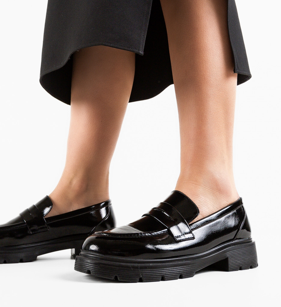 Pantofi Casual Woody Negri 3 - Confort și Stil - imagine 3