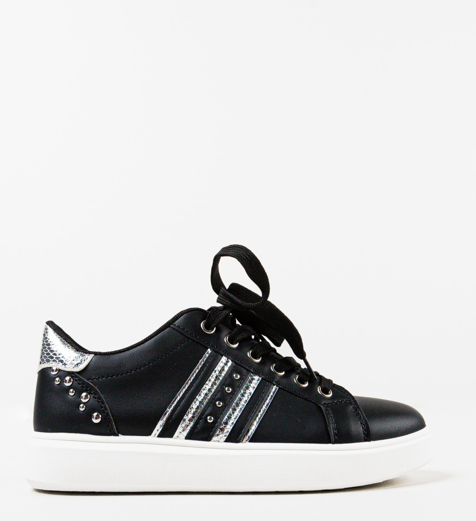 Sneakers Dama Manana Negri - Confort & Stil - imagine 6