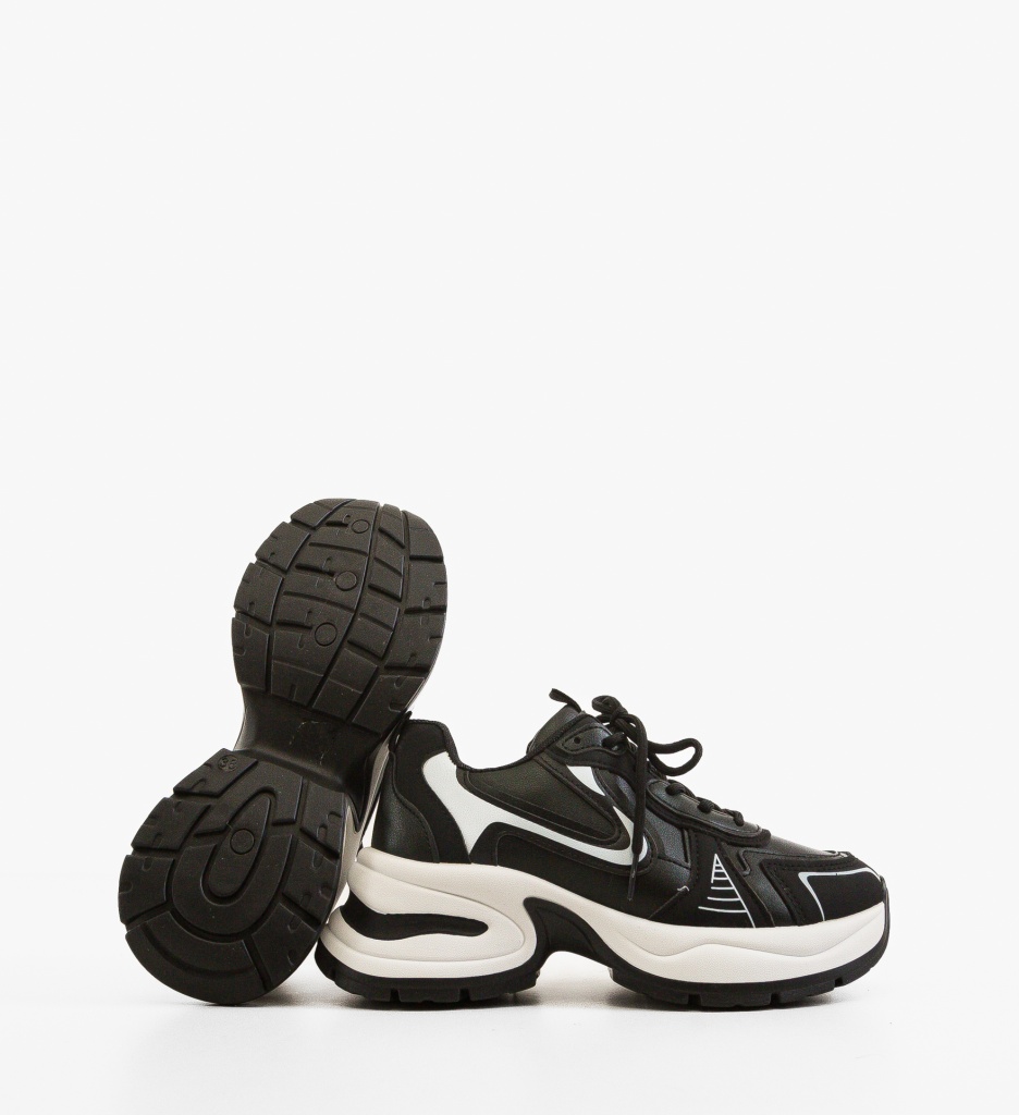 Sneakers Dama Kaya Negri - Confort și Stil Urban - imagine 3