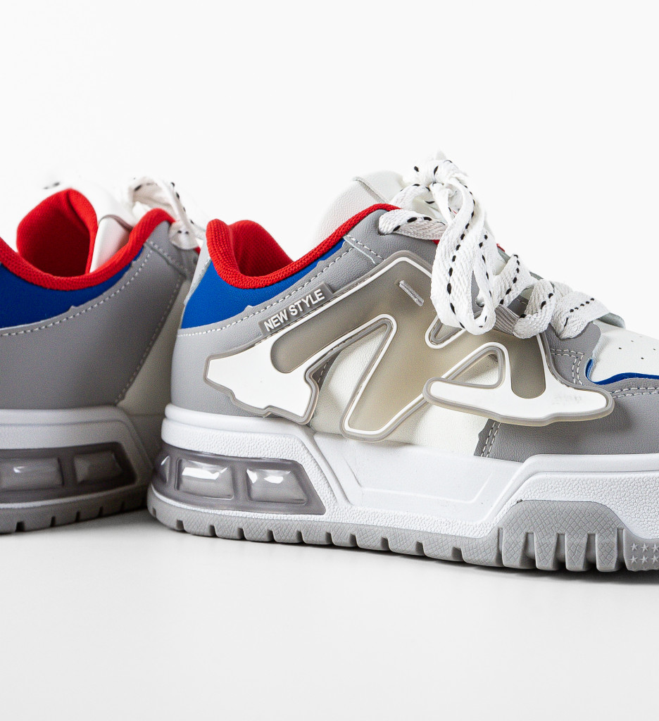 Sneakers Dama Gri - Confort și Stil Sport - imagine 8