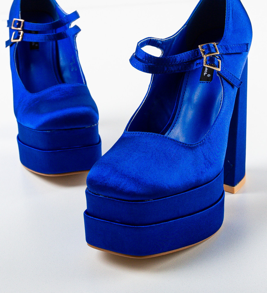 Pantofi Dama Rivera Albastri | Eleganță Asigurată - imagine 6