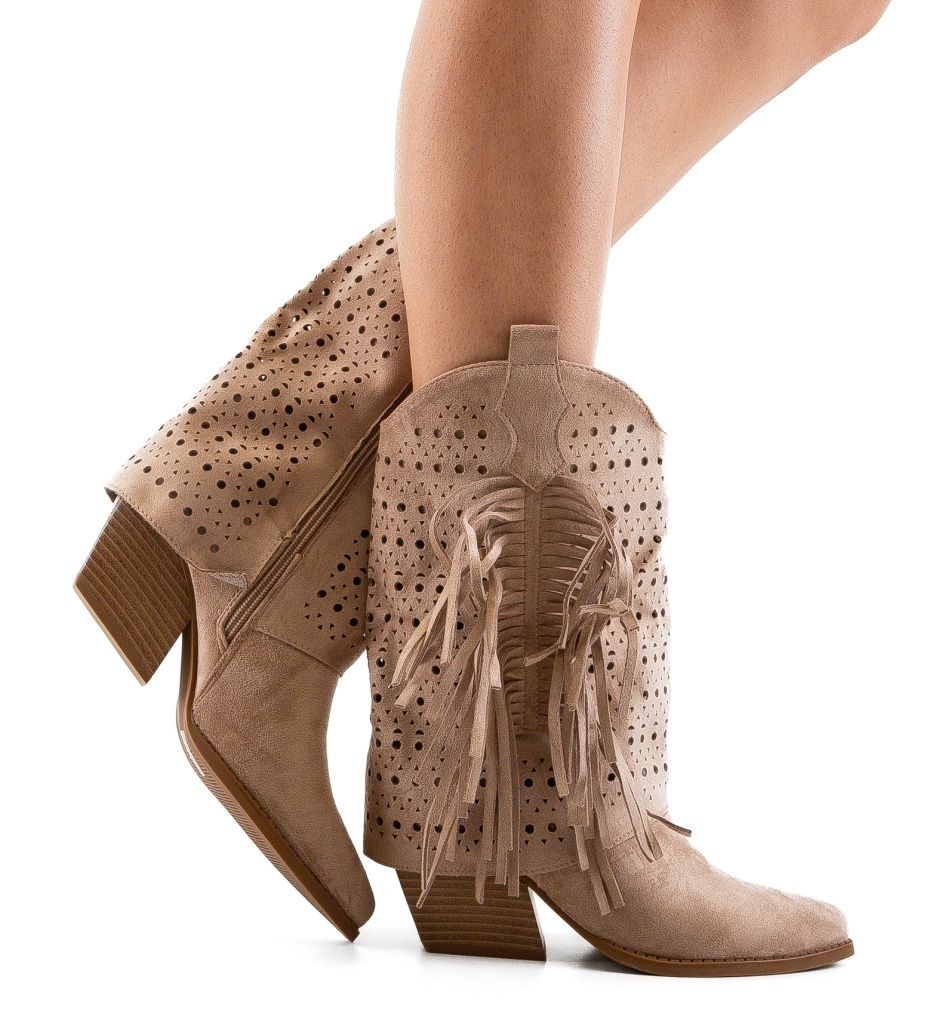 Cizme Dama Bunesc Khaki – Eleganță și Confort - imagine 4