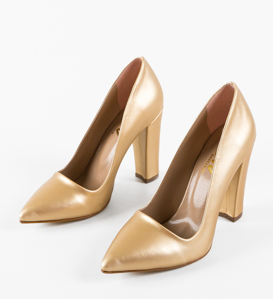 Pantofi Clashyo Aurii | Eleganță Supremă - imagine 10