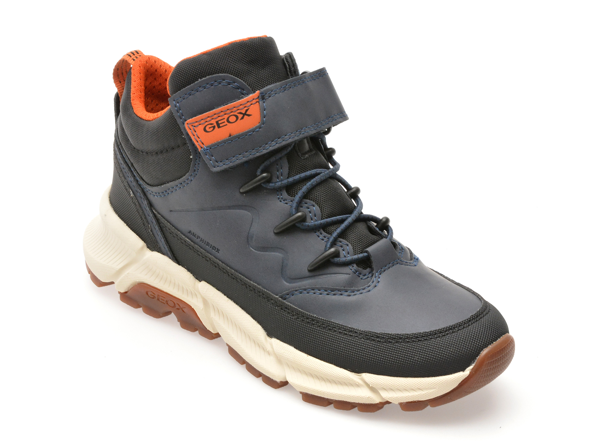 Ghete Geox Băieți Bleumarin cu Velcro Confort