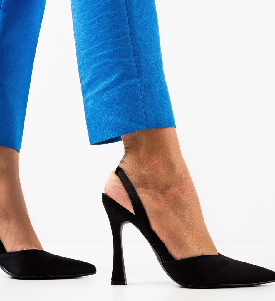 Pantofi cu toc Vanty Negri - Eleganță și Stil - imagine 4