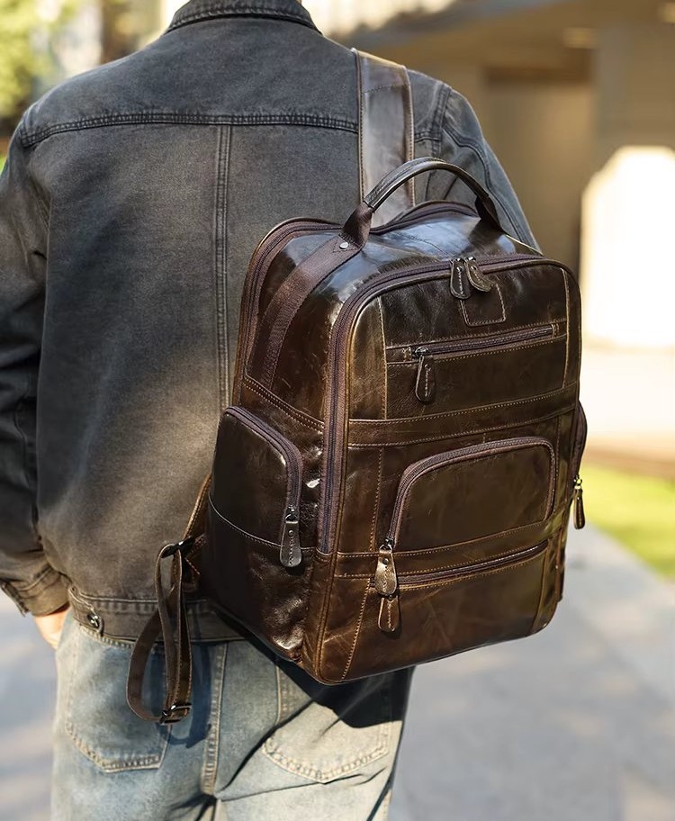 Rucsac Barbati Delis Emeric GT3325 Piele Naturala - imagine 4