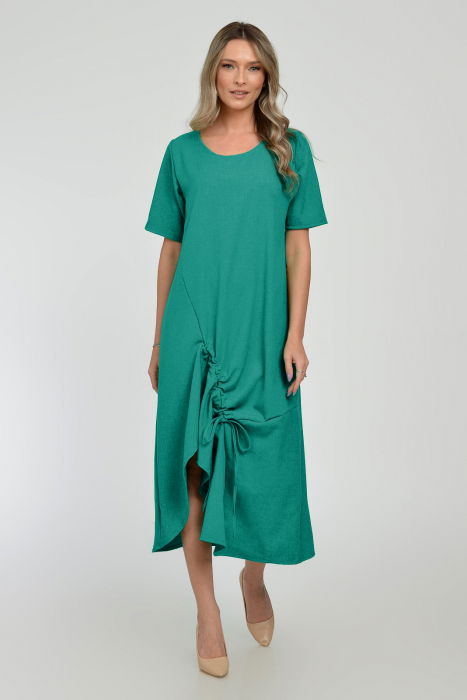 Rochie Pierino A-Line In Mercerizat Turcoaz