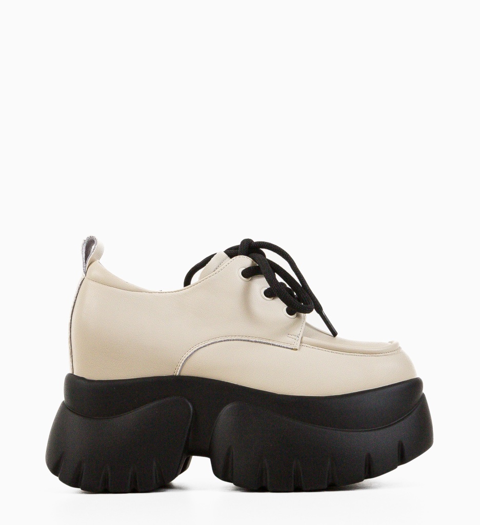 Pantofi Casual Sajna Bej | Confort și Stil - imagine 4
