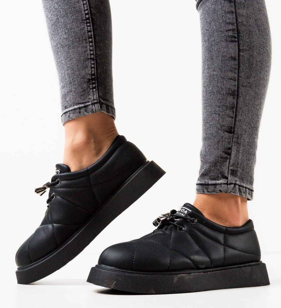 Pantofi Casual Dama Negri - Confort si Stil