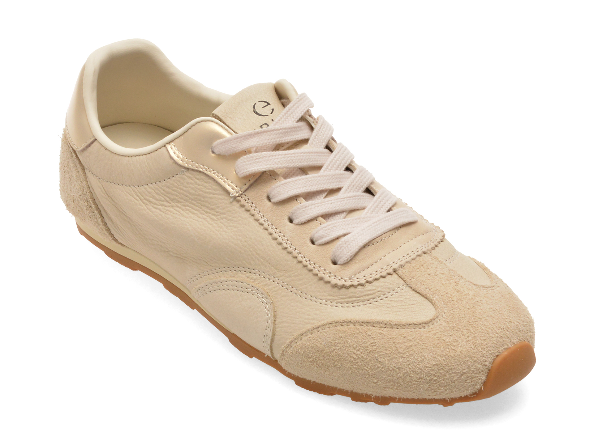 Pantofi Sport Epica 8852 Albi din Piele Naturală