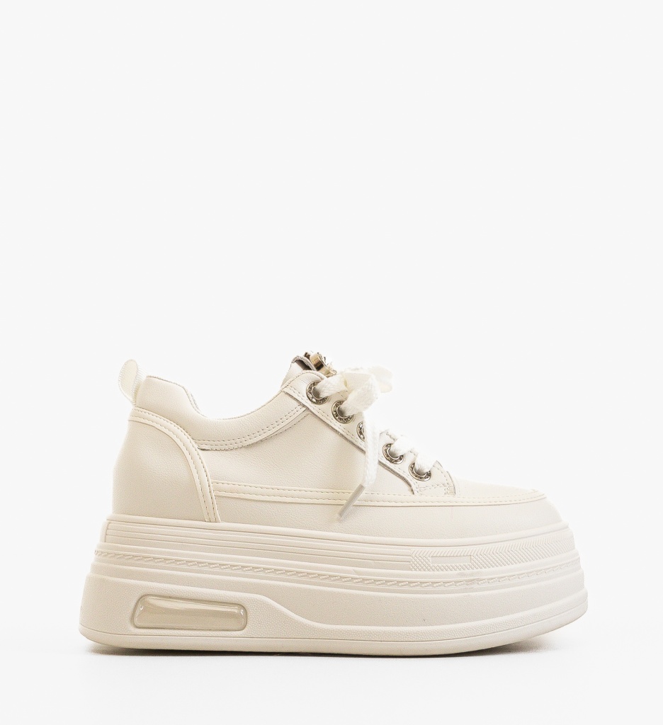 Sneakers Dama Sitre Albi - Confort și Stil - imagine 7