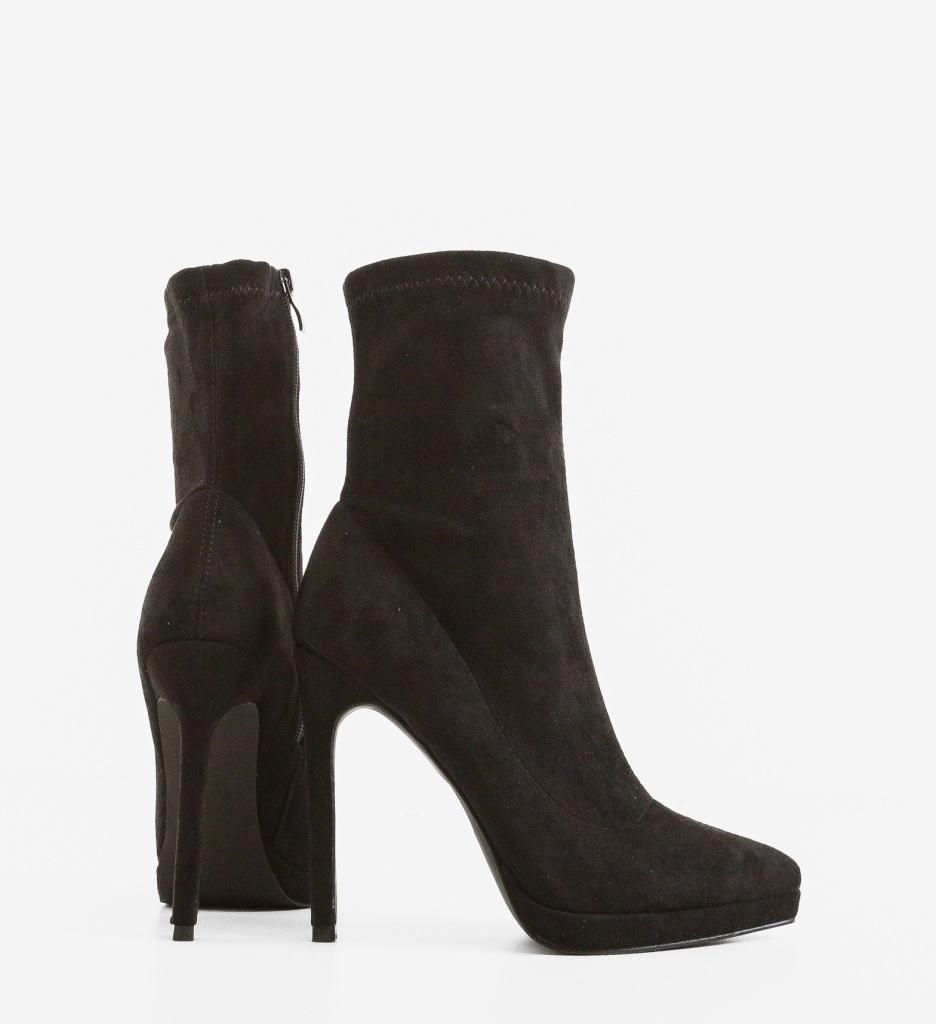 Botine Dama Hamy Negre Depurtat - Stil și Confort - imagine 5