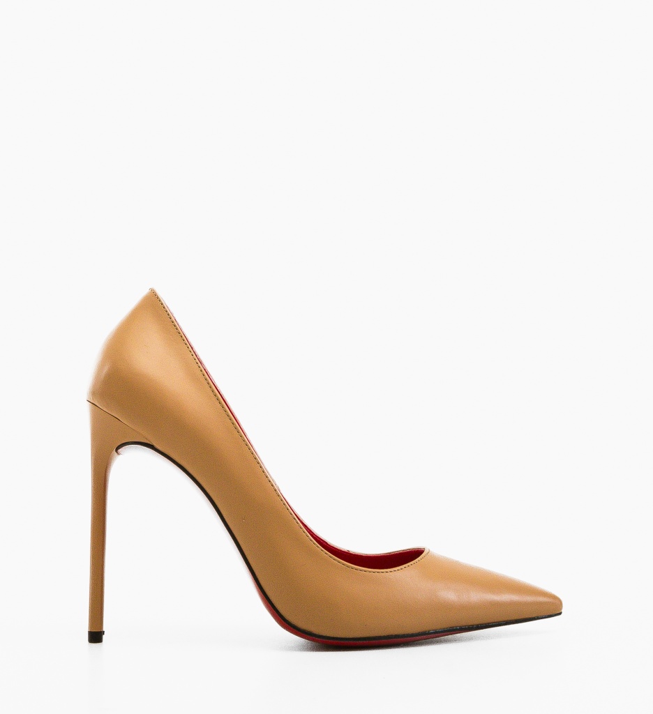 Pantofi Butyn Bej Depurtat - Eleganță Modernă - imagine 7