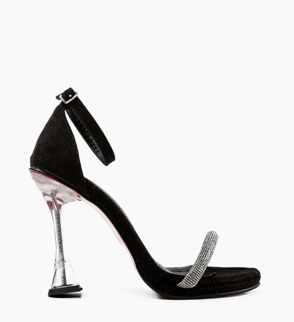 Sandale cu toc Atomie Negre - Eleganță maximă - imagine 5
