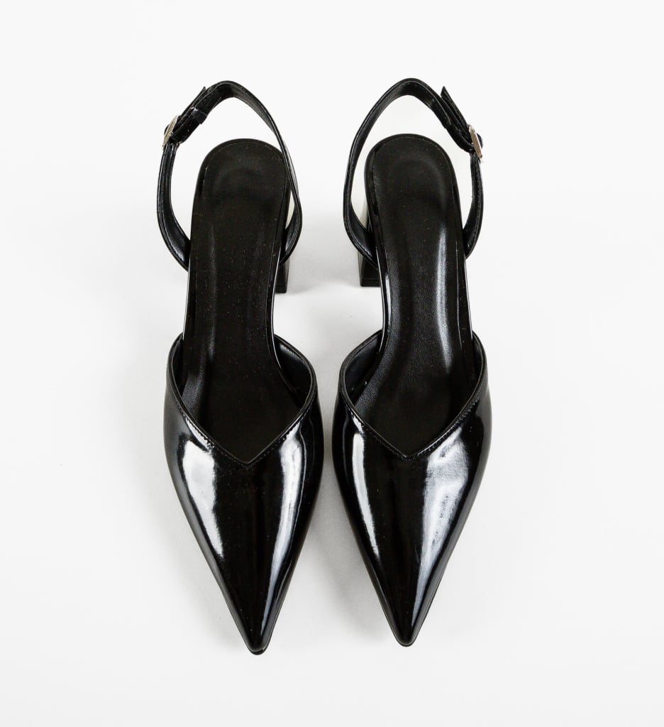 Pantofi cu Toc Hagra Negri | Eleganță - imagine 9