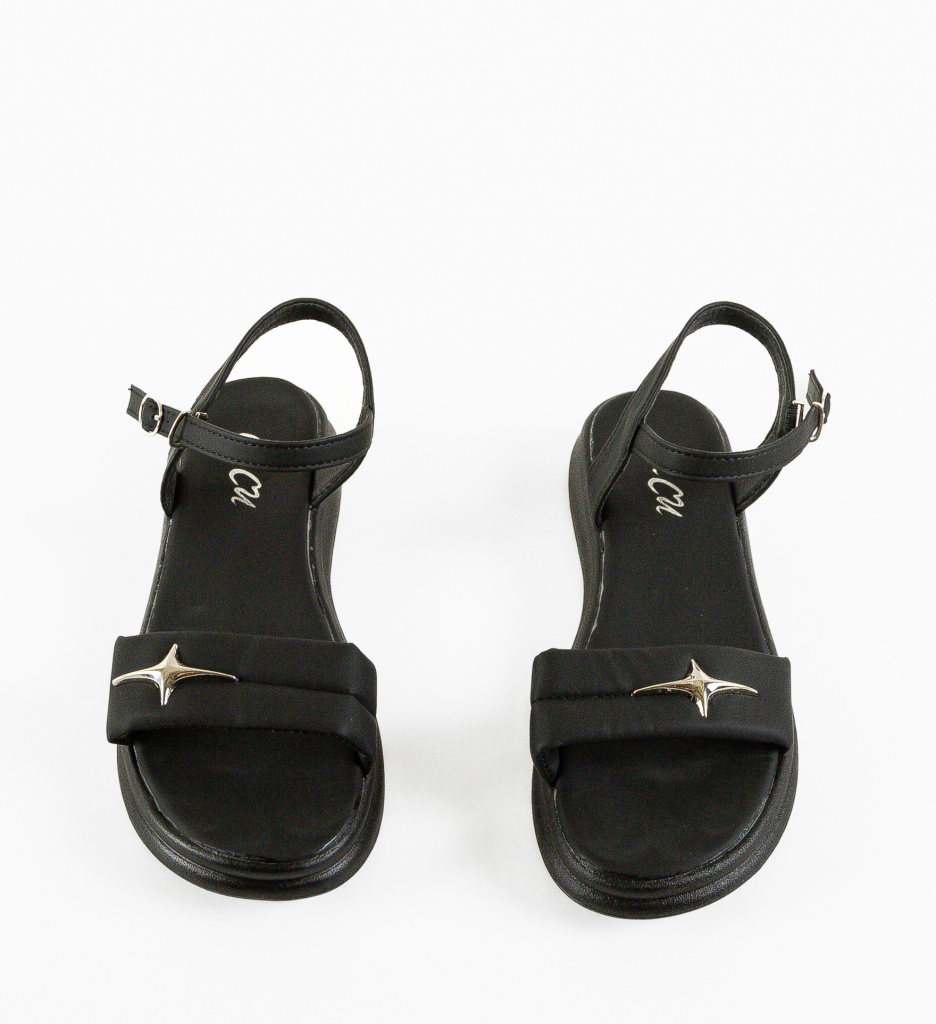 Sandale Dama Janc Negre | Eleganță și Confort - imagine 7