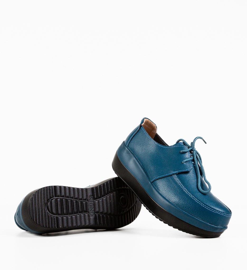 Pantofi Casual Cream/Albastru - Confort și Stil - imagine 7