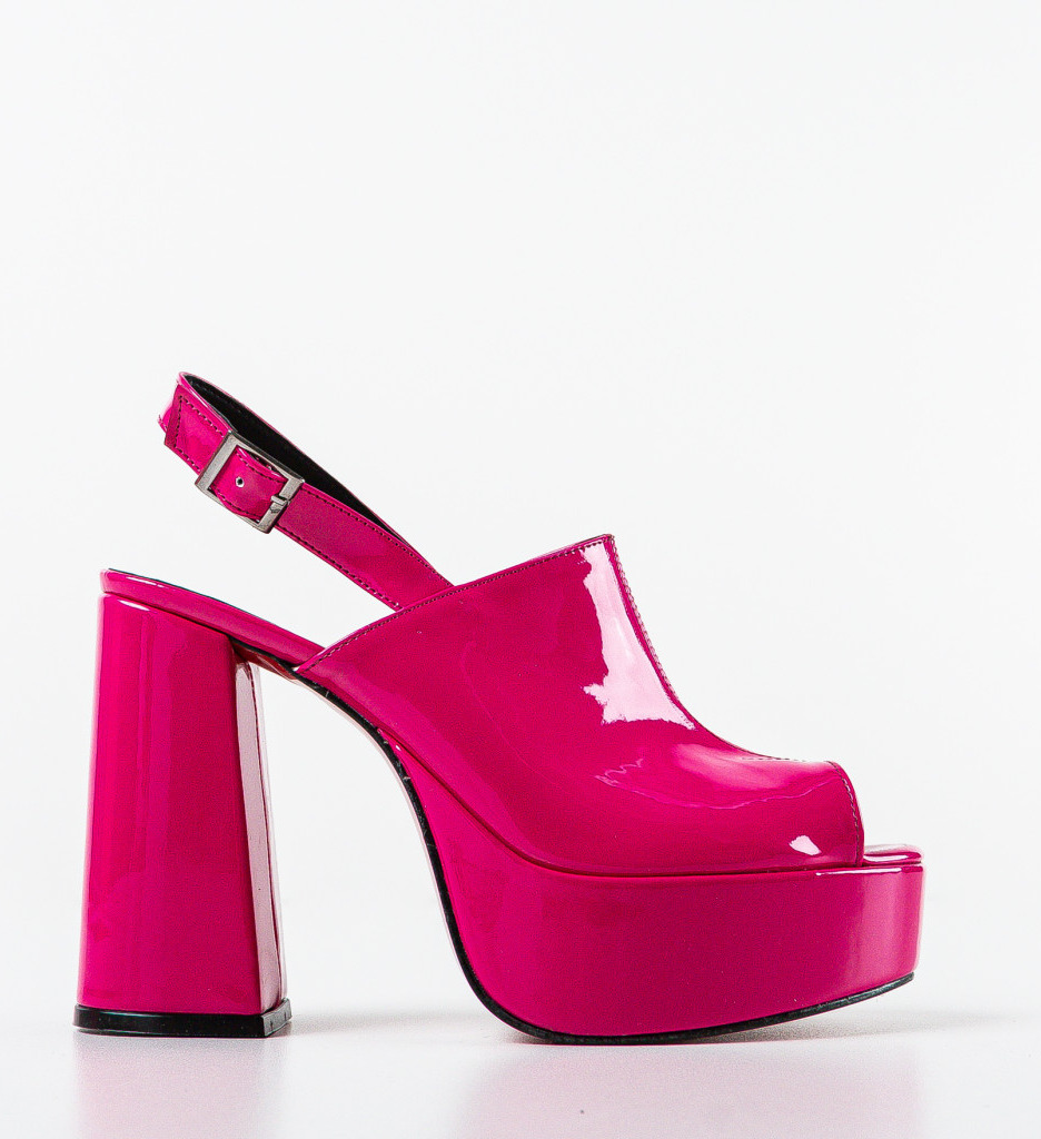 Sandale Niciera Fuchsia - Eleganță și Stil - imagine 4