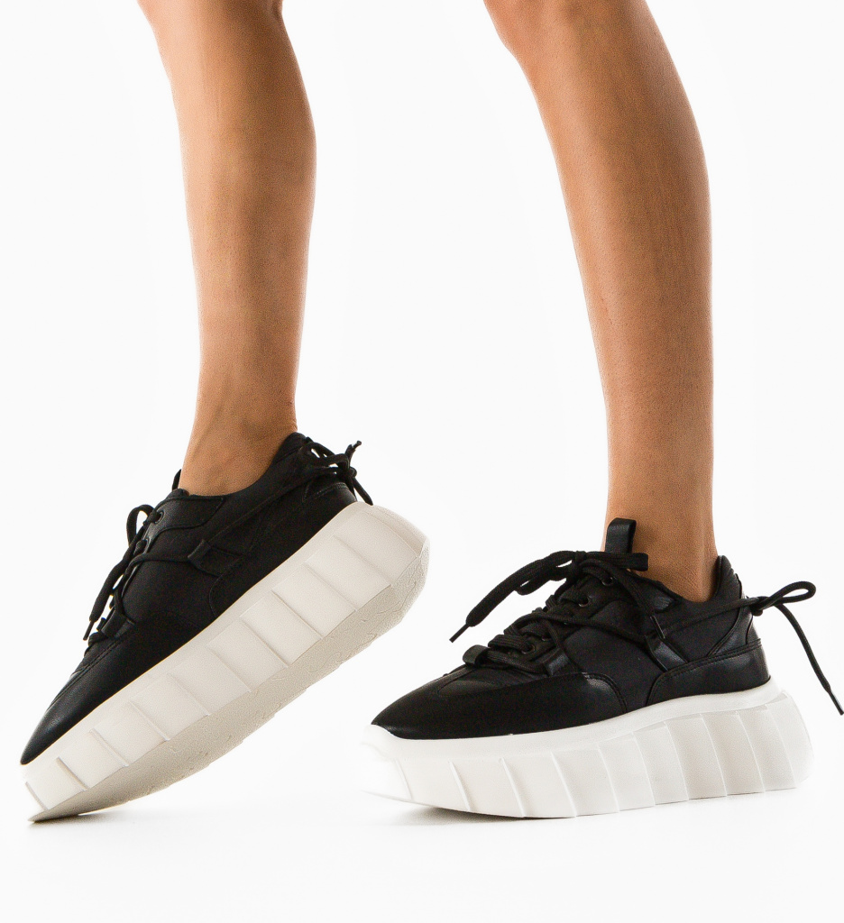 Sneakers Dama Topy Negri 2 | Sport Elegance - imagine 3