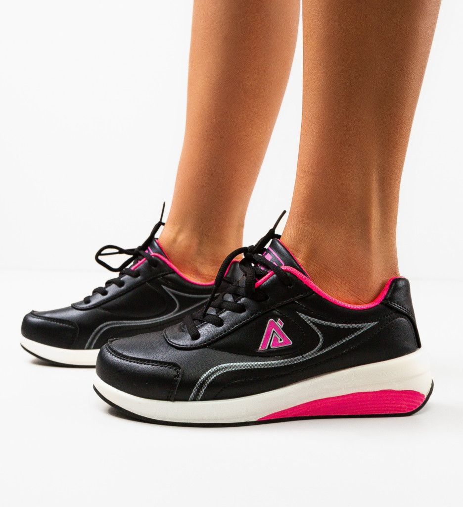 Sneakers Pokaza Negri | Confort și Stil Urban
