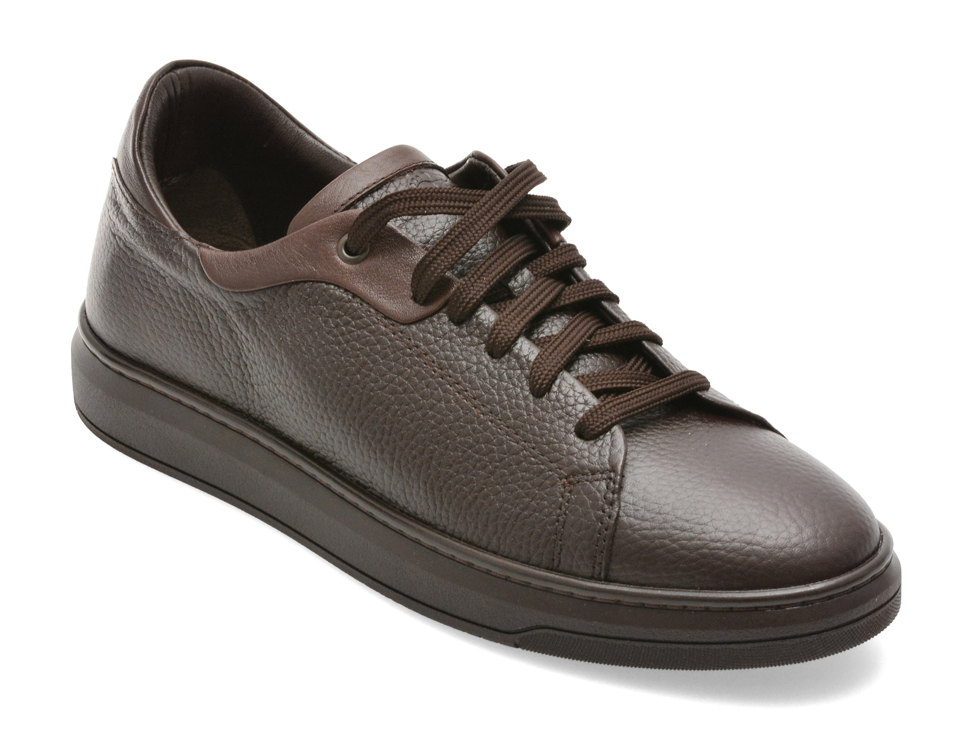 Pantofi sport Marco Buffon maro, piele naturală