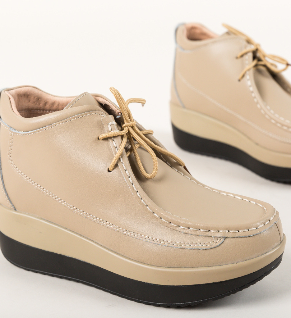Pantofi Casual Nash Bej - Confort și Stil - imagine 5