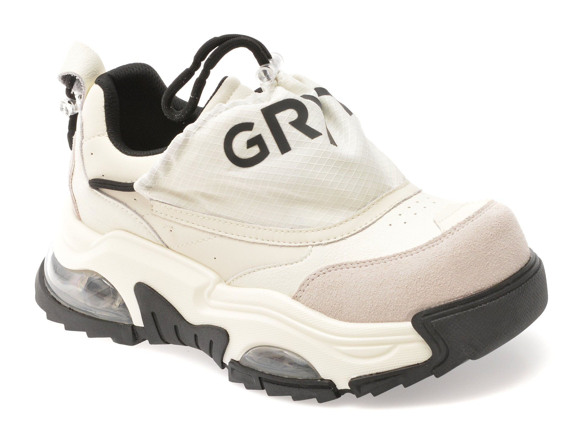 Pantofi Sport GRYXX 2065 Alb Piele Naturală Confort