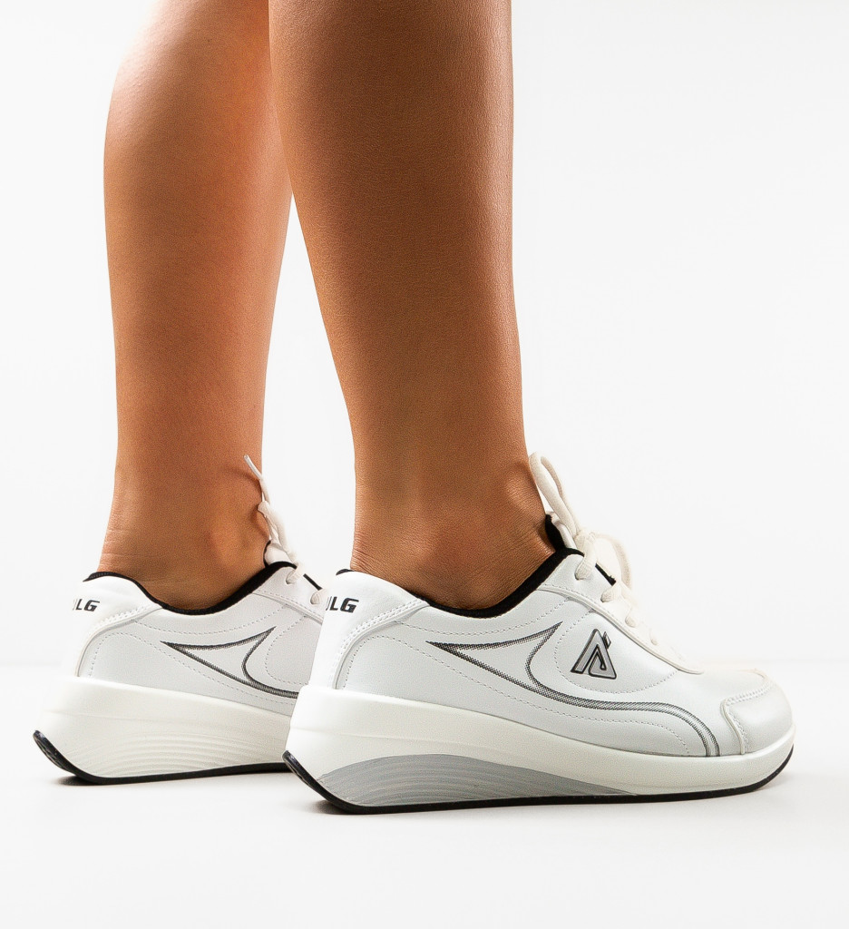 Sneakers Pokaza Albi Dama | Confort și Stil - imagine 4