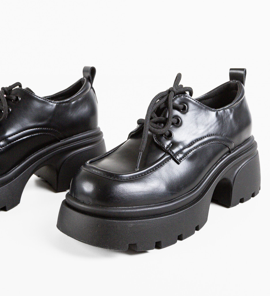 Pantofi Casual Tunysia Negri | Confort Zilnic